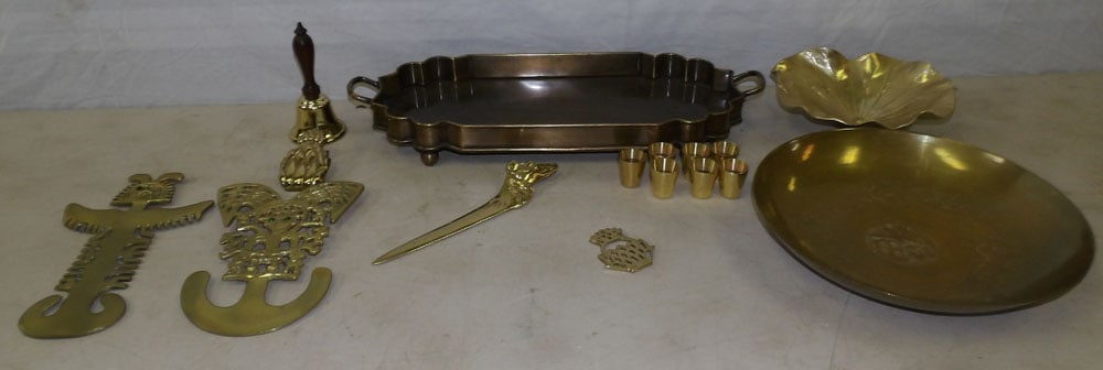 Lot of Brass, (Some VA Metalcrafters) (1 of 3)