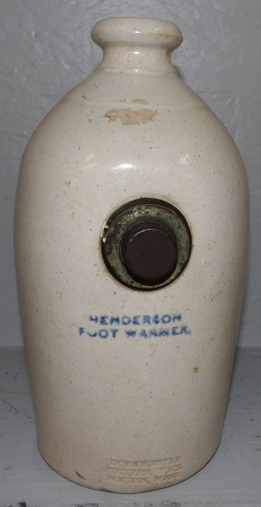 Vintage Henderson Ironstone Foot Warmer, (Boston, MA) (1 of 5)