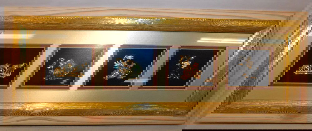 Framed Costume Jewelry Elephant Pin Collection (1 of 5)