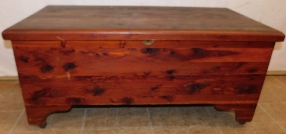Antique Cedar Blanket Chest (1 of 3)