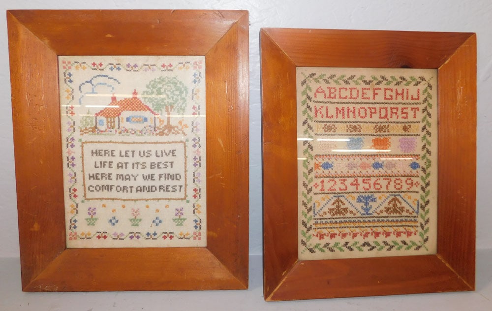 2 Framed Needlework (1 of 2)