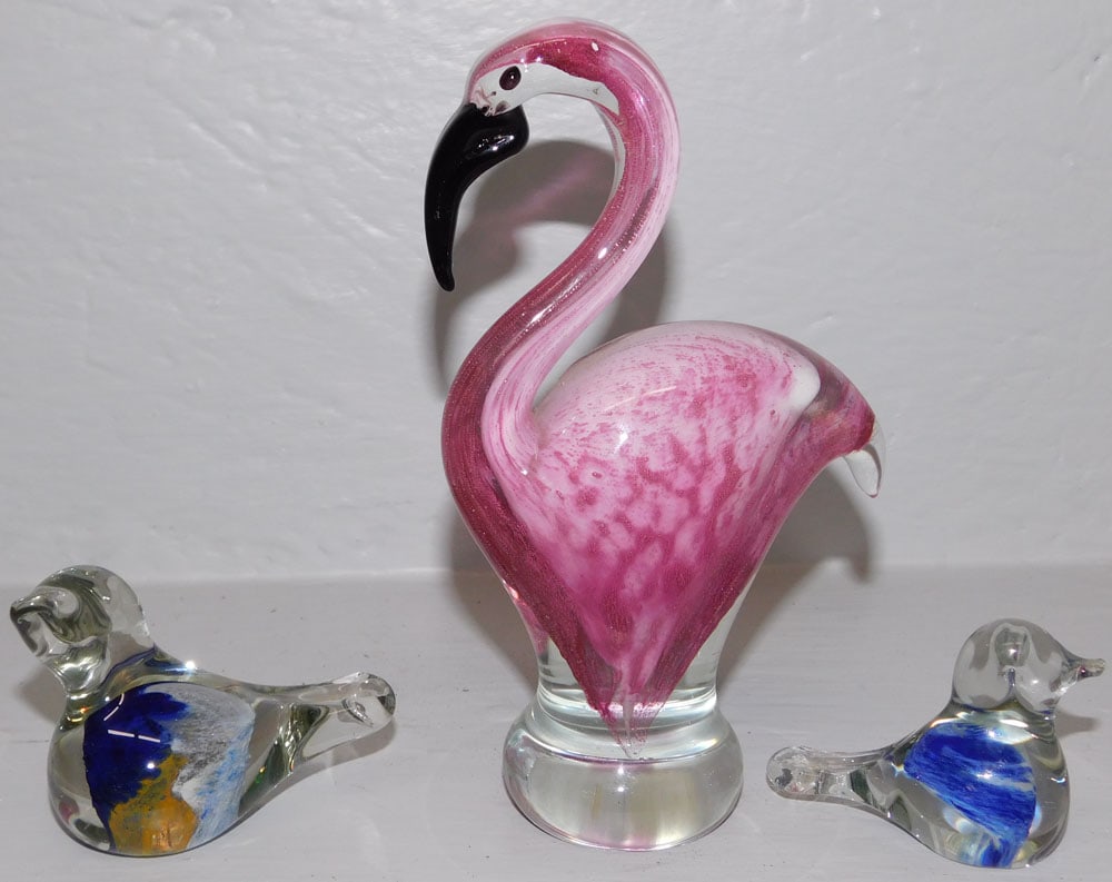 Three Art Glass Paperweights (1 of 2)