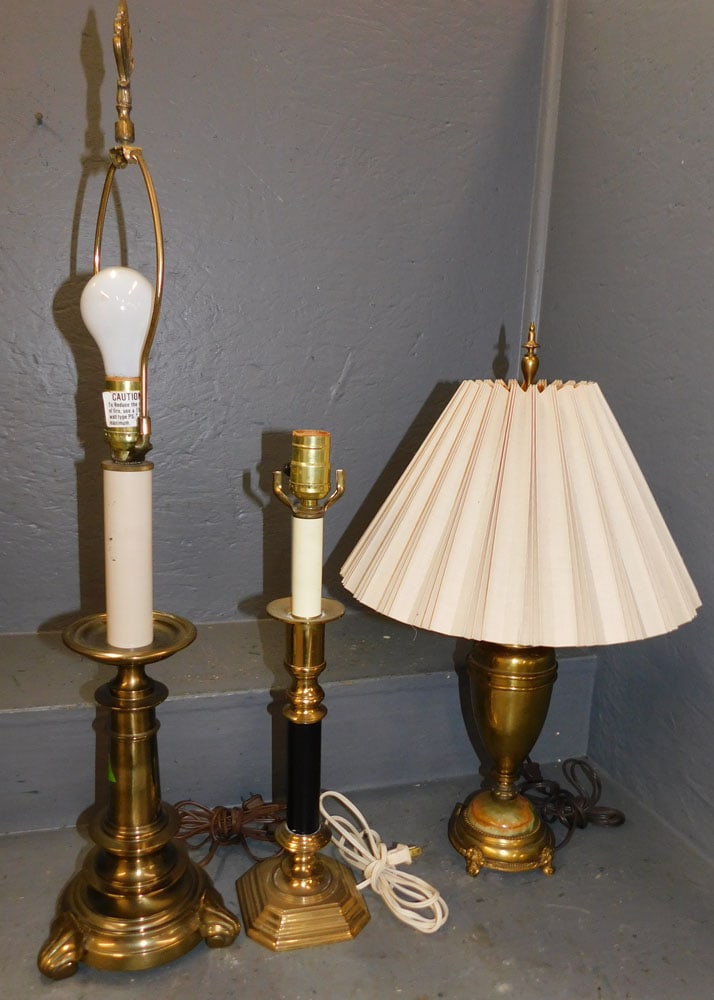 Three Brass Lamps (1 of 4)