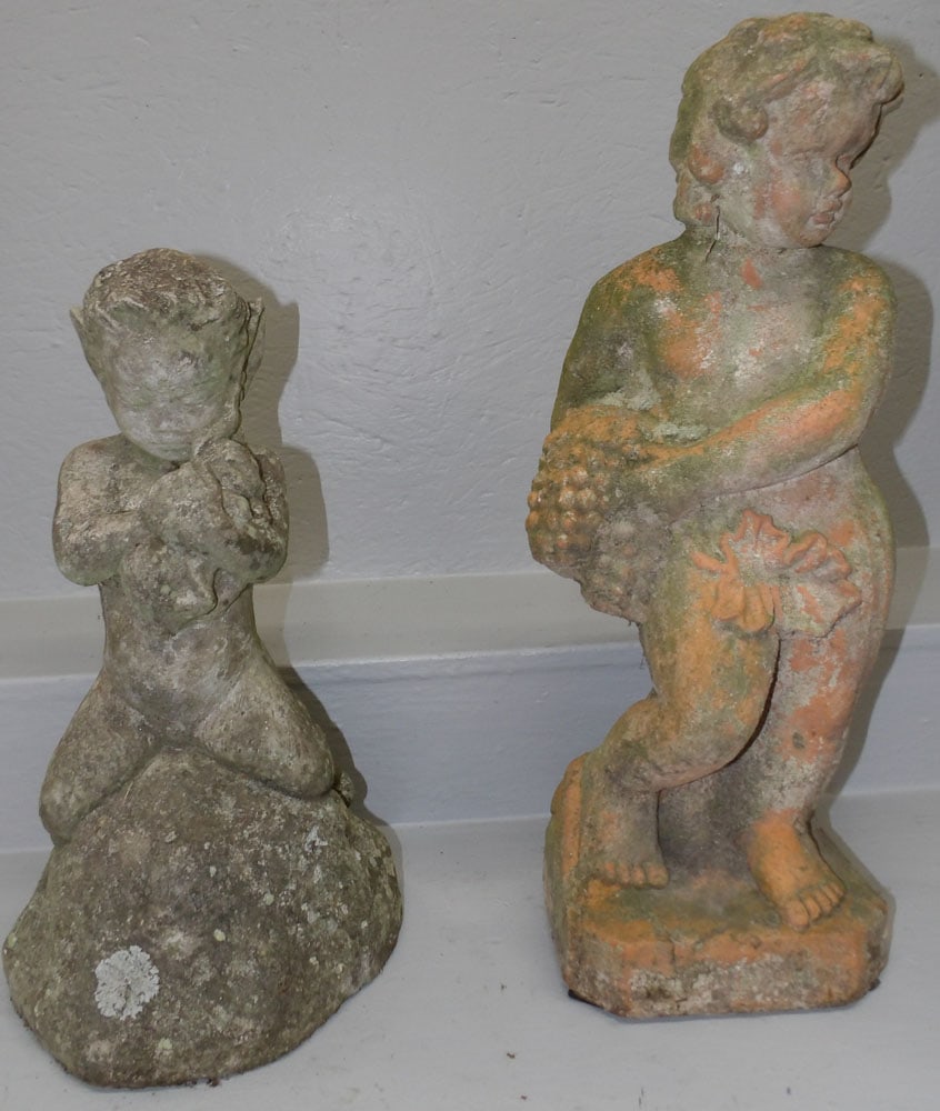 Terracota Yard Statue & Concrete Yard Statue (1 of 5)