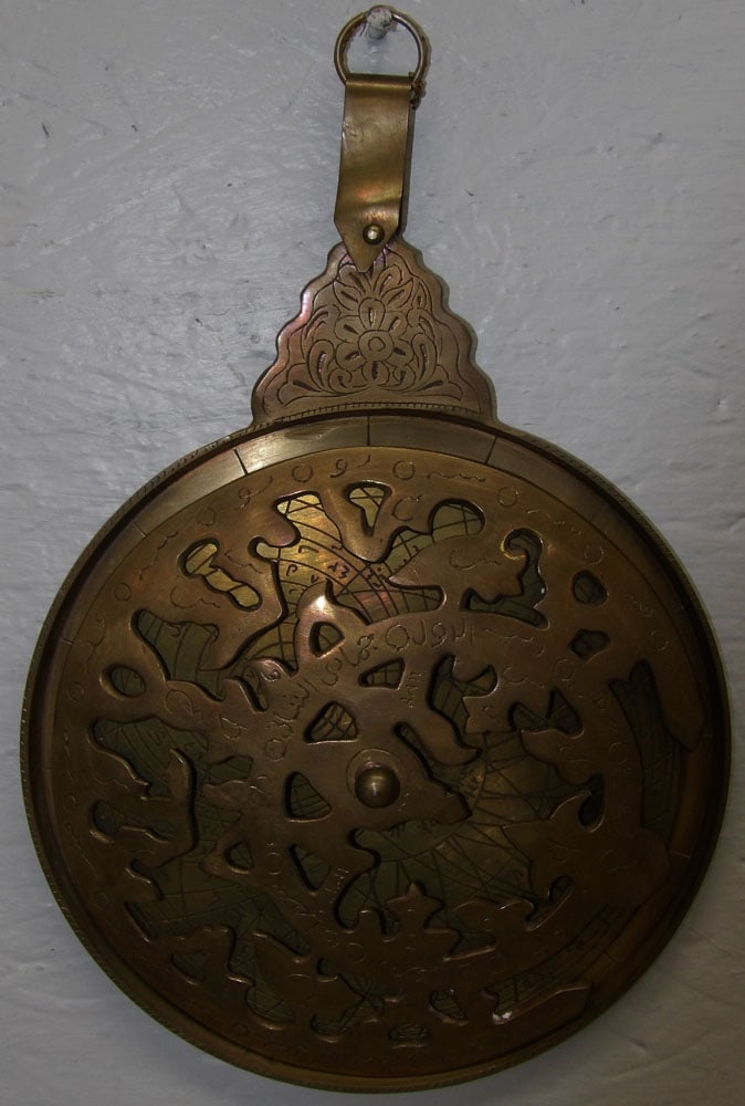 Hanging Brass Astrolabe Mechanical Calendar (1 of 5)