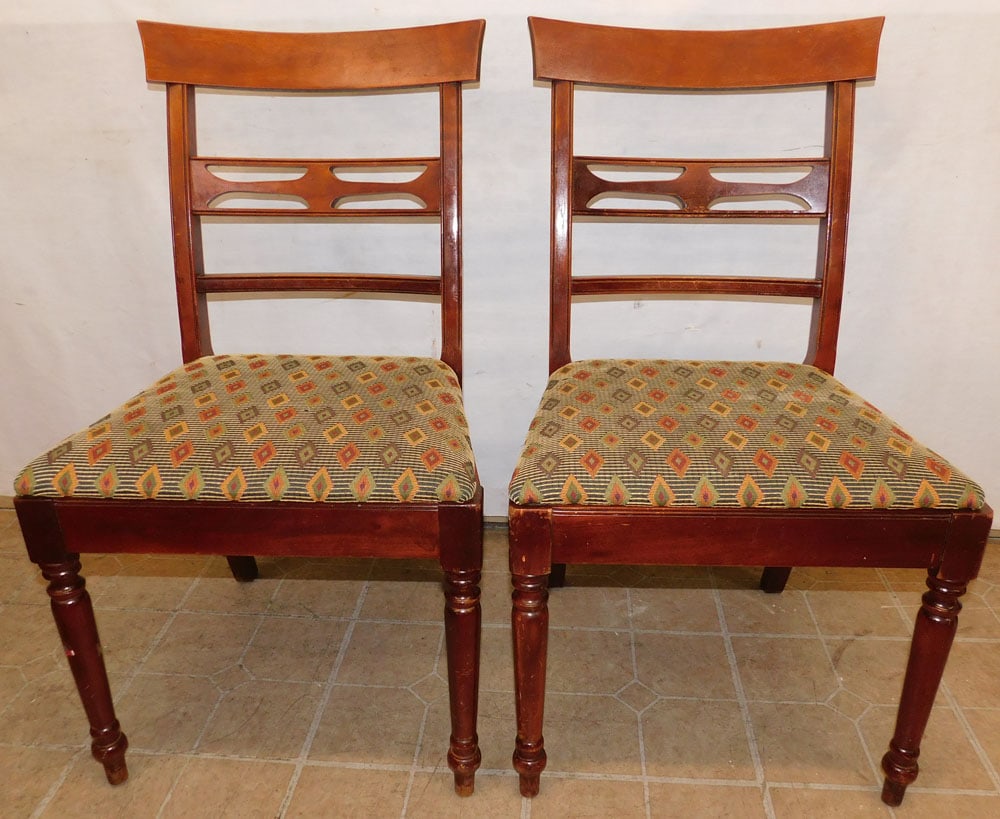 Pair of Cherry Side Chairs by Statton (1 of 3)