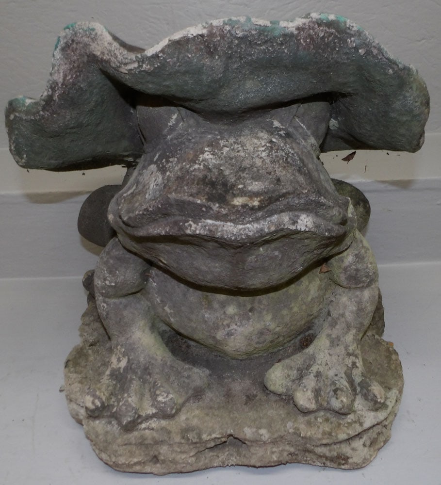 Resin Frog Yard Ornament (1 of 5)