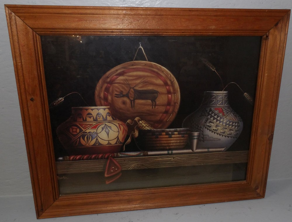 Framed Print: Framed Print . 24" x 20" ALL DESCRIPTIONS AND ANY CONDITION STATEMENT GIVEN BY LANGSTON AUCTION GALLERY ARE STRICTLY OPINIONS AND LANGSTON'S SHALL HAVE NO RESPONSIBILITY FOR ERRORS OR OMISSIONS. THE A