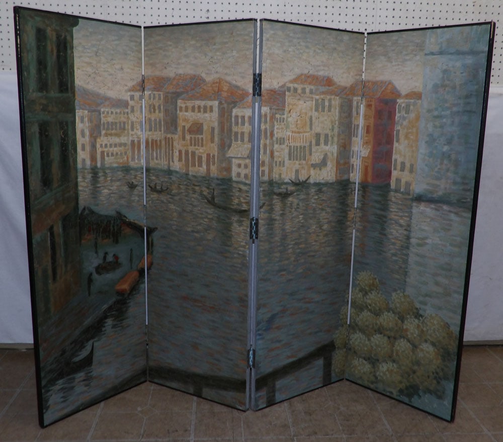 4 Panel Painted Venetian Screen (1 of 4)