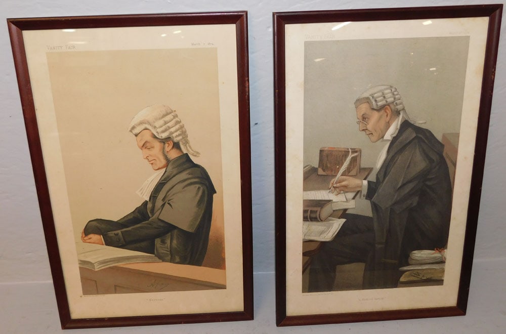 2 Framed Vanity Fair Spy Prints (1 of 7)