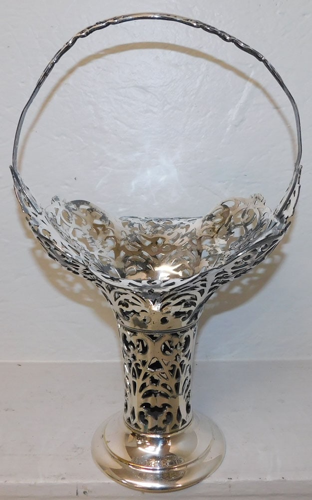 Silverplated Open Work Basket by Fordbes (1 of 3)