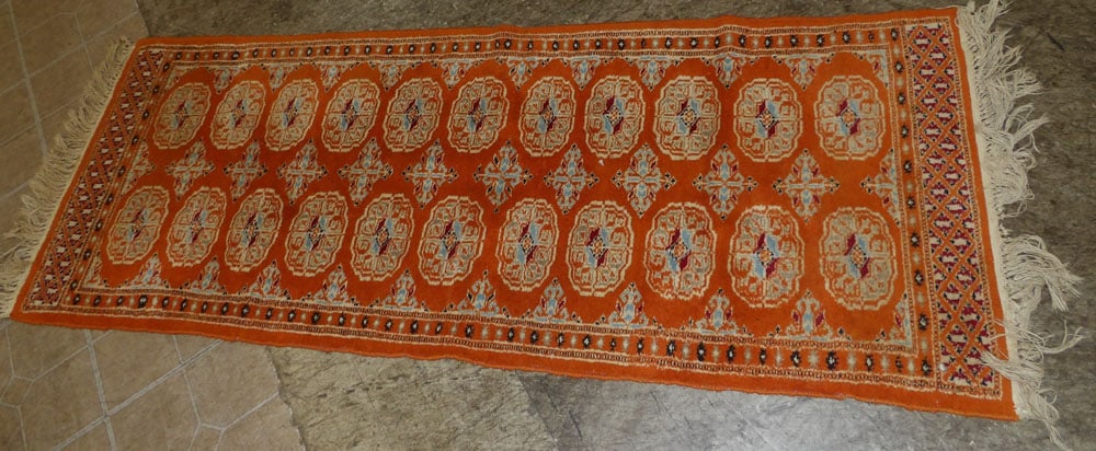 2' 2" x 5' 11" handmade oriental runner (1 of 4)