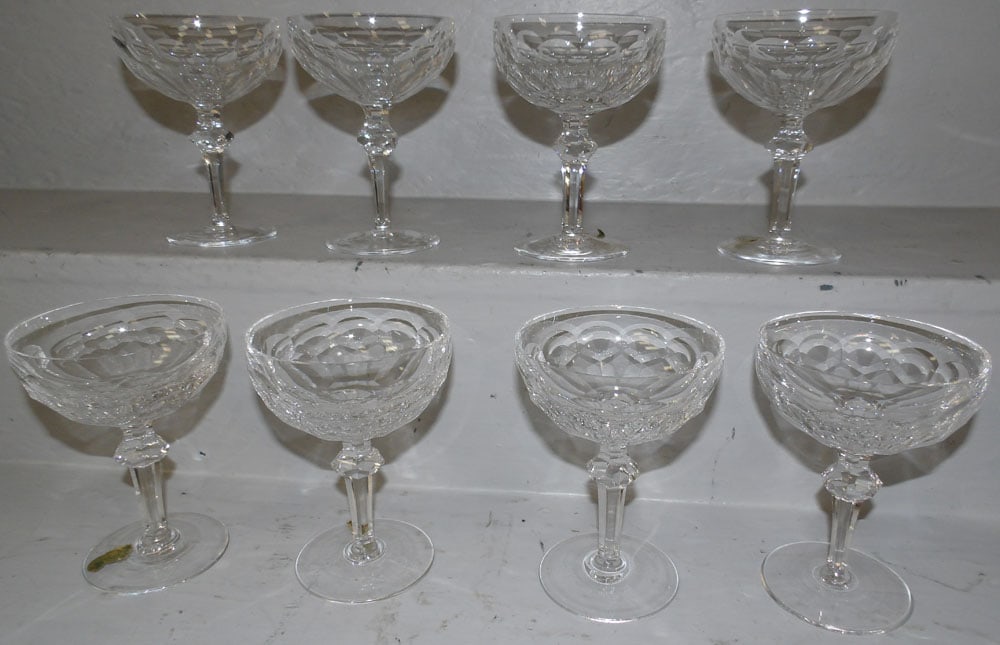 8 pieces of Waterford stemware curraghmore (1 of 3)