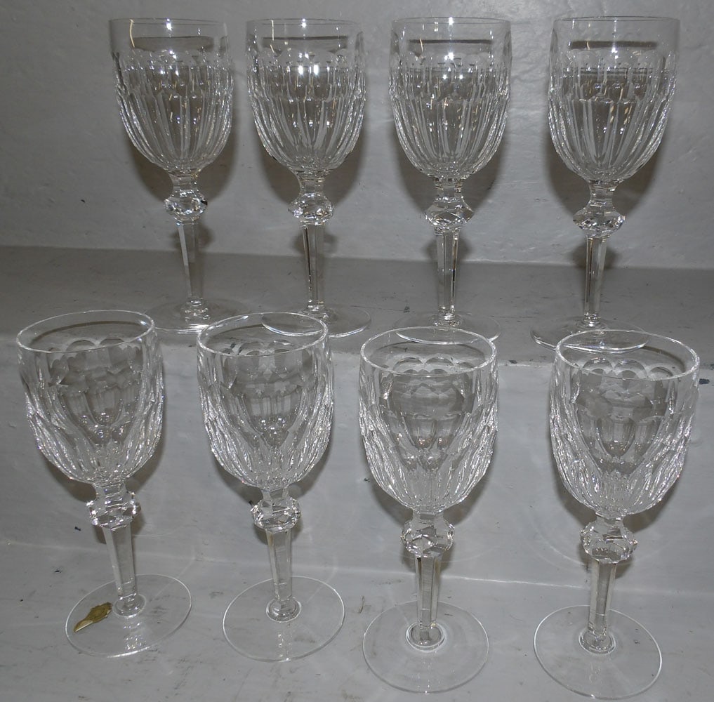8 pieces of waterford stemware curraghmore (1 of 3)