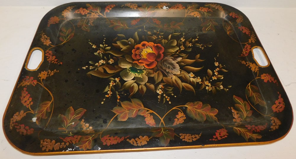 painted tole tray (1 of 3)