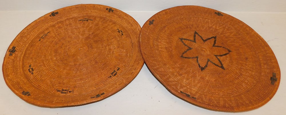 2 Woven Baskets (1 of 3)