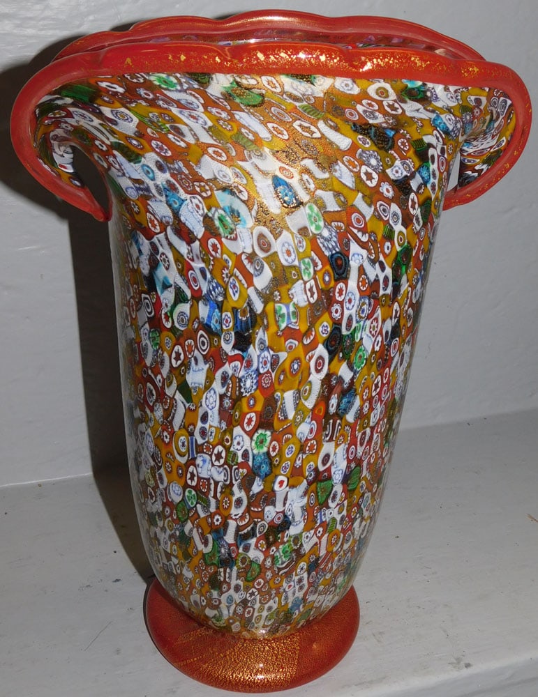 Large Murano Art Glass Vase (1 of 4)