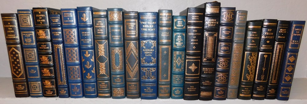 20 Leather Bound Volumes of The Franklin Library (1 of 6)