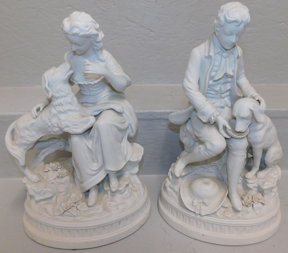 Pair of Parian Figures (1 of 4)