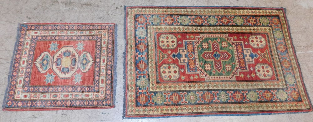 2' 9" x 4' 2" & 2' x 2' 4" Handmade Oriental Rugs (1 of 6)