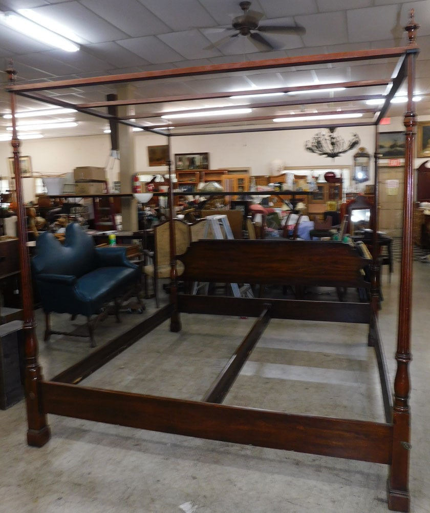 Cherry King Size Fluted Post Bed (1 of 8)