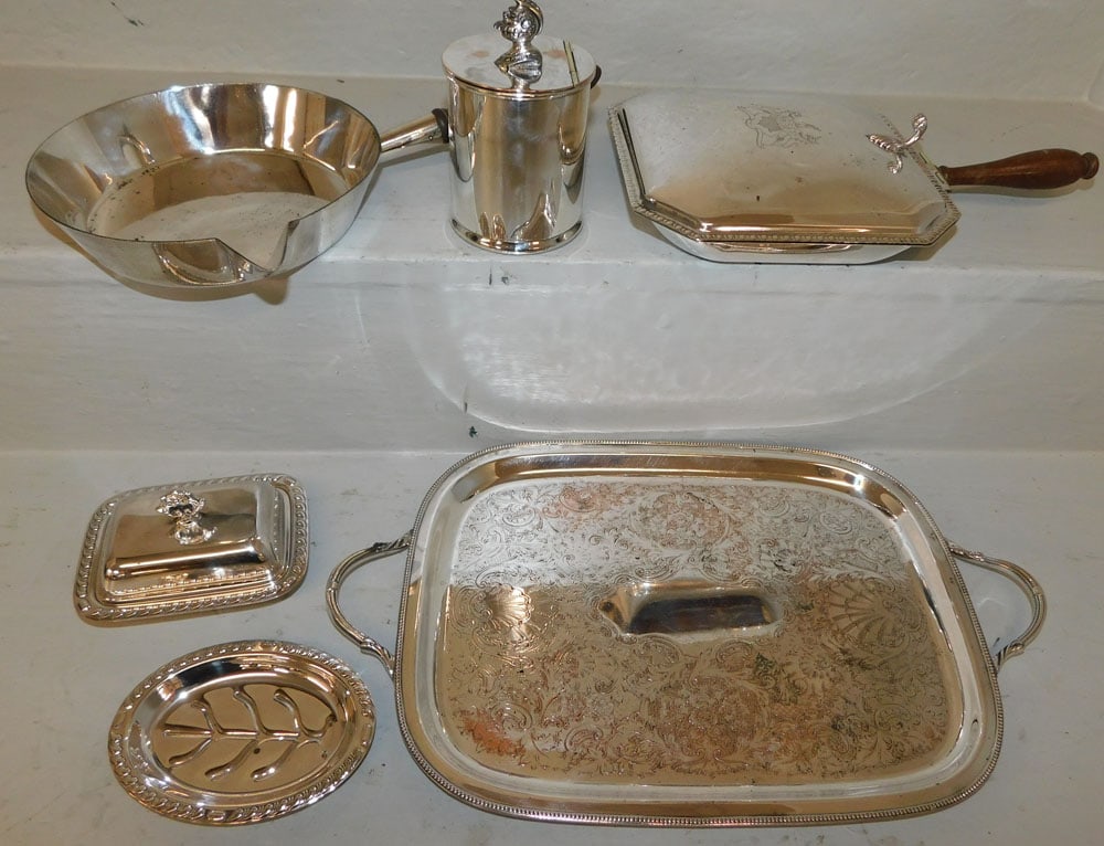 Lot of Sheffield Items & Tray (1 of 5)