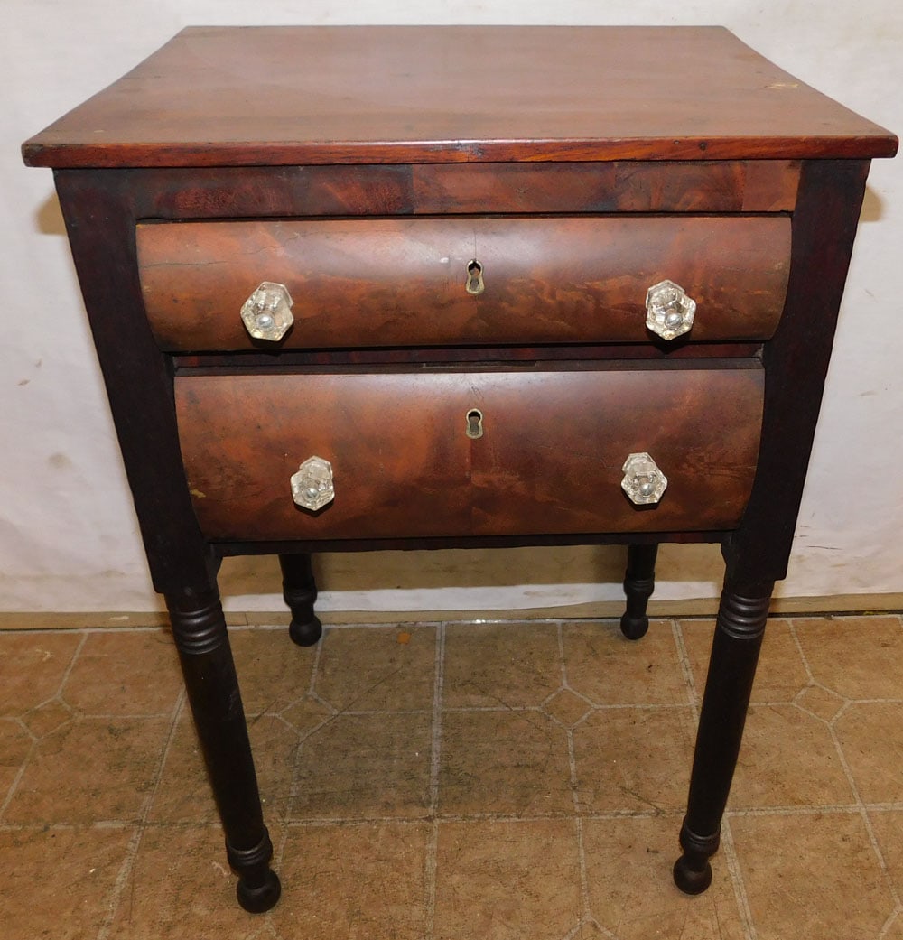 19th Century Mahogany 2 Drawer Stand (1 of 6)