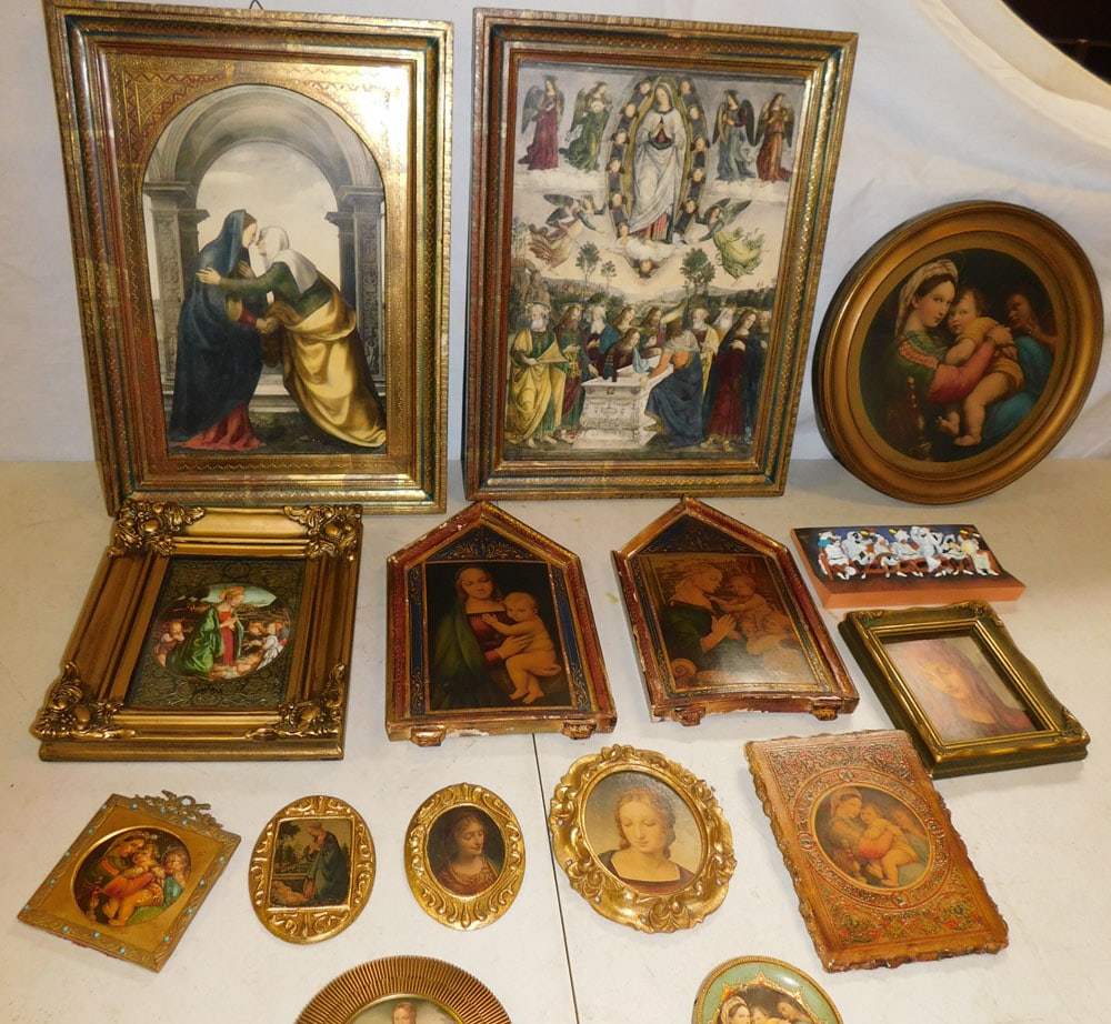 Lot of Prints: Lot of Prints. "ALL DESCRIPTIONS AND ANY CONDITION STATEMENT GIVEN BY LANGSTON AUCTION GALLERY ARE STRICTLY OPINIONS AND LANGSTON'S SHALL HAVE NO RESPONSIBILITY FOR ERRORS OR OMISSIONS. THE ABSENCE OF
