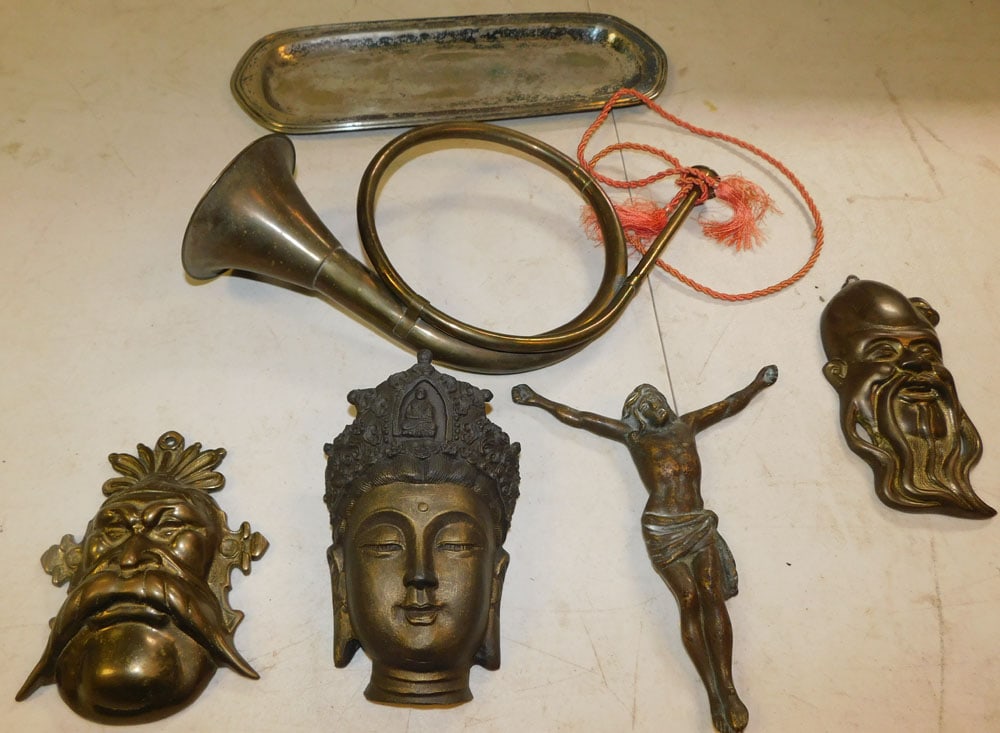 Lot of Brass & Silverplate Items (1 of 4)