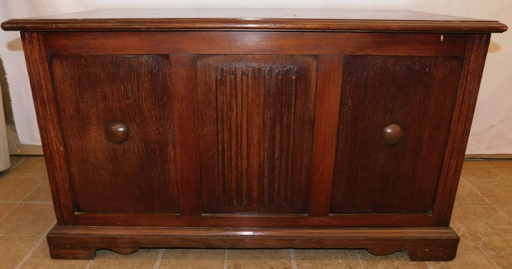 Antique Oak Box (1 of 5)