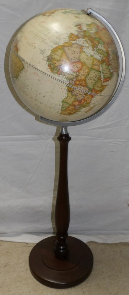 Globe on Cherry Stand (1 of 2)