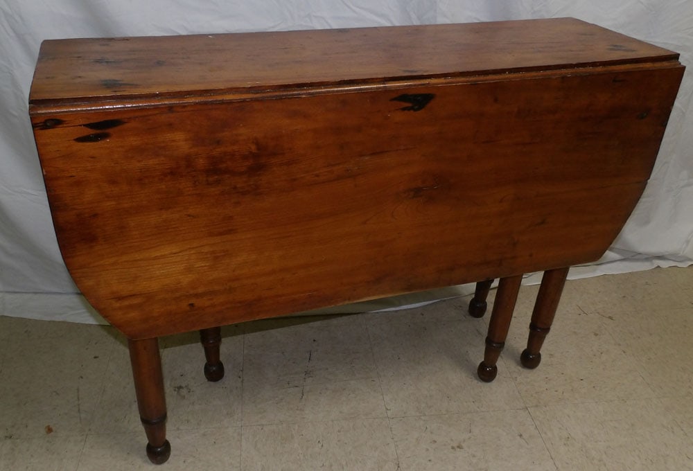 19th Century Cherry Drop-Leaf Table (1 of 2)