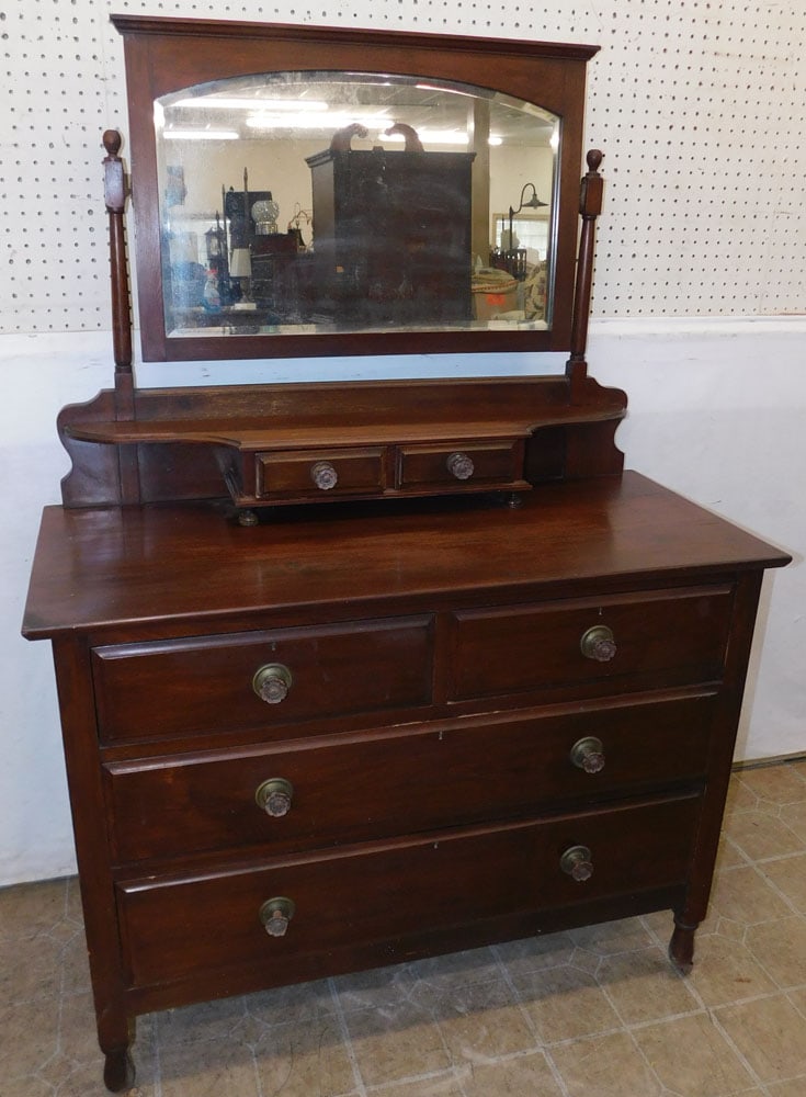 Antique Walnut Dresser (1 of 7)