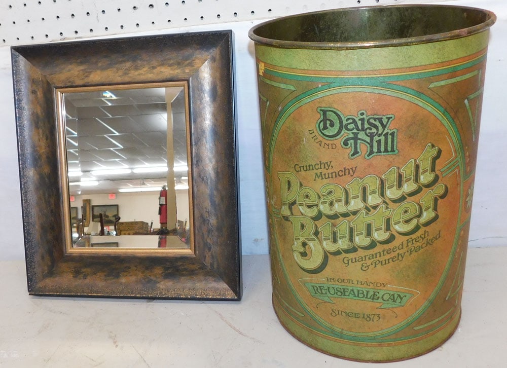 Advertising Tin & Framed Mirror (1 of 4)