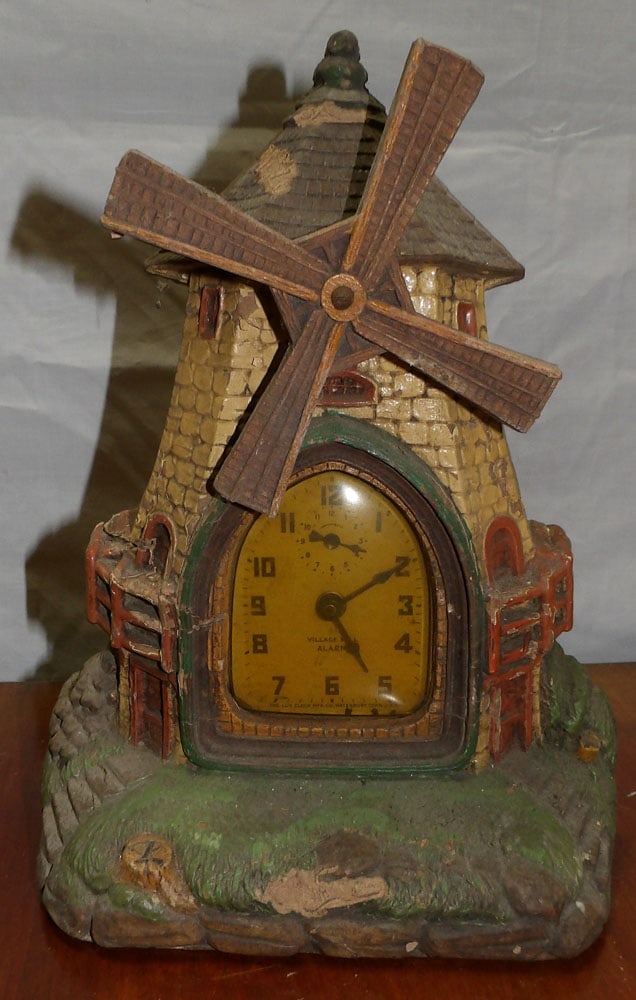 vintage windmill clock (1 of 4)