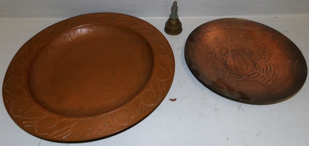 2 copper bowls and one bottle cap (1 of 4)
