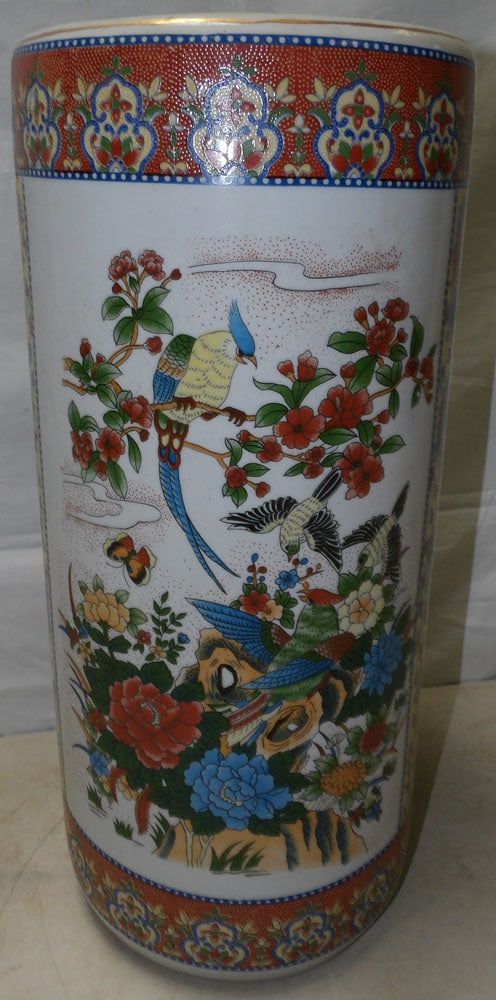oriental porcelain umbrella stand (1 of 3)