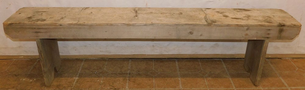 antique pine bench (1 of 2)