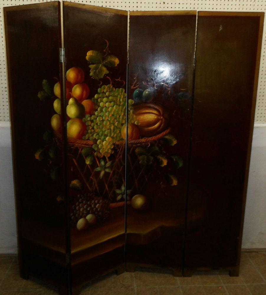 4 panel painted room divider (1 of 3)