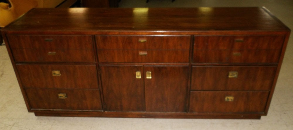 walnut mcm credenza by Drexel (1 of 7)