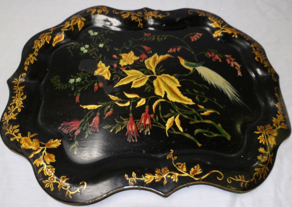 painted tole tray (1 of 3)