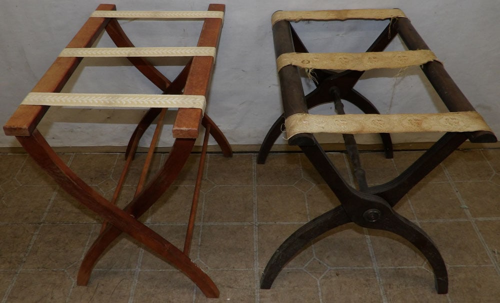 2 vintage luggage racks (1 of 2)