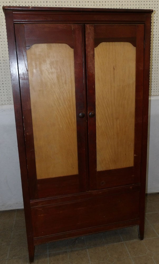 antique walnut wardrobe (1 of 4)