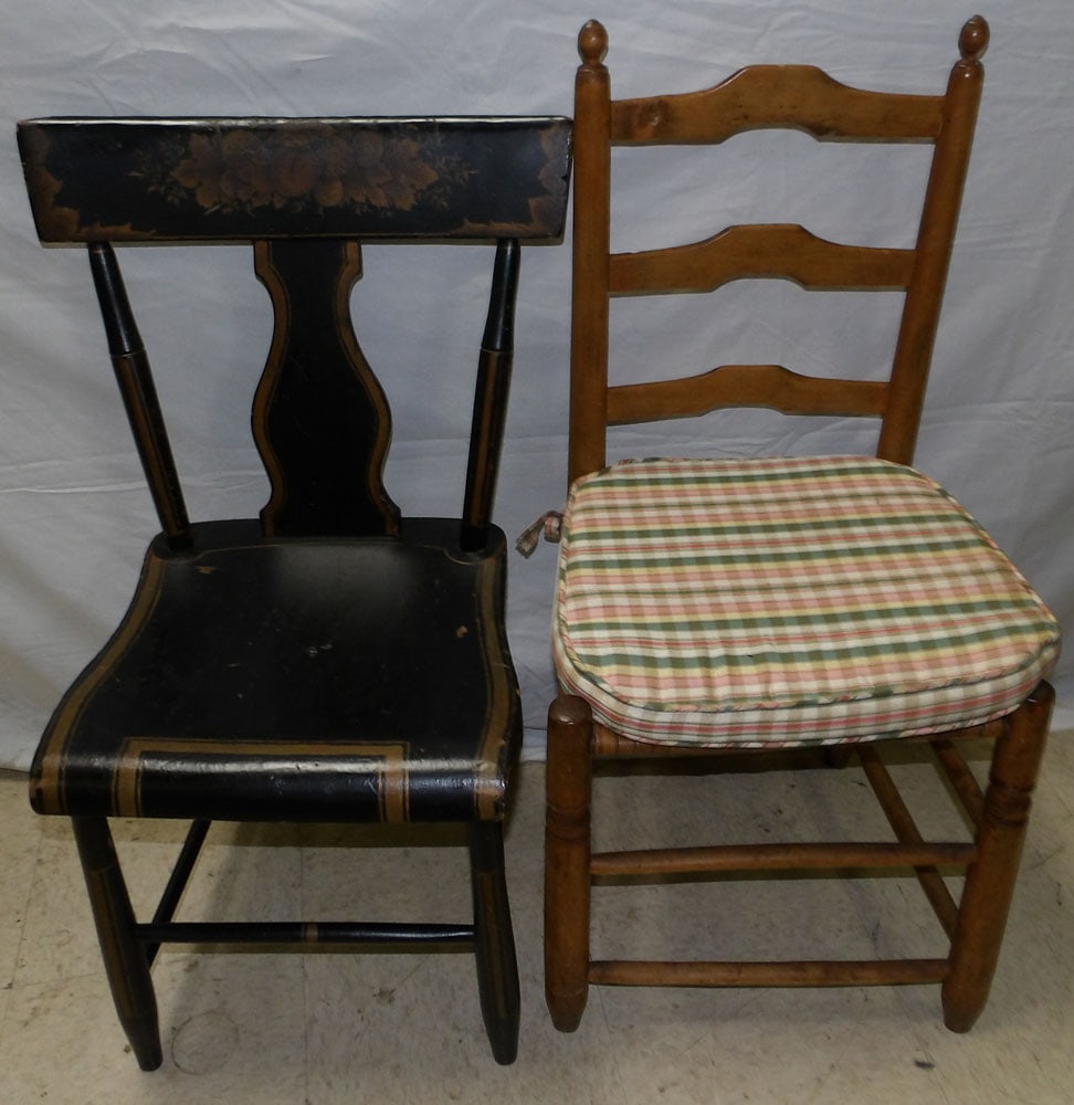 two antique side chairs (1 of 7)