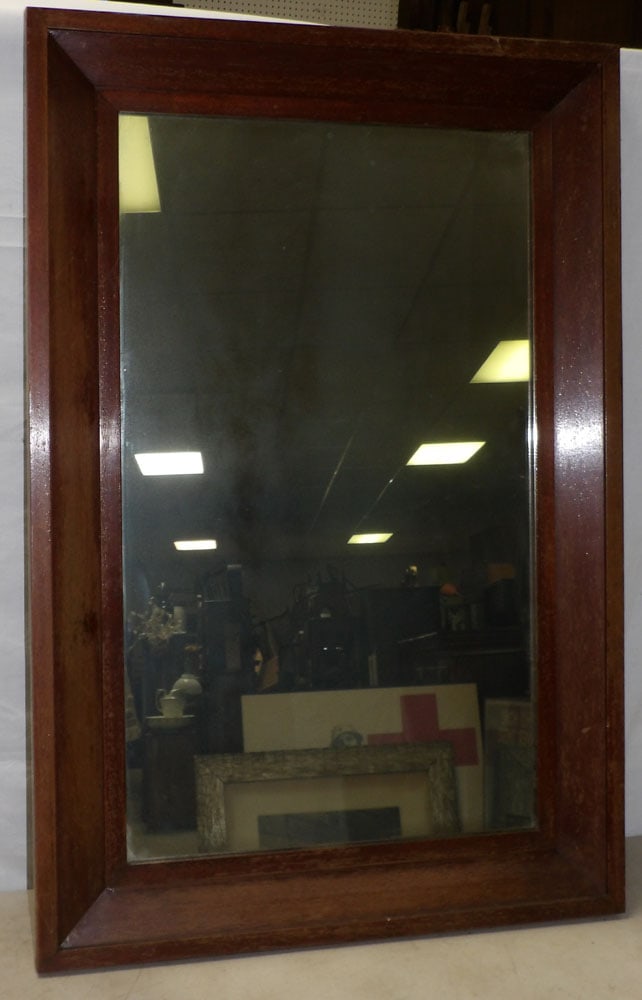 Mahogany Ogee Framed Mirror (1 of 3)