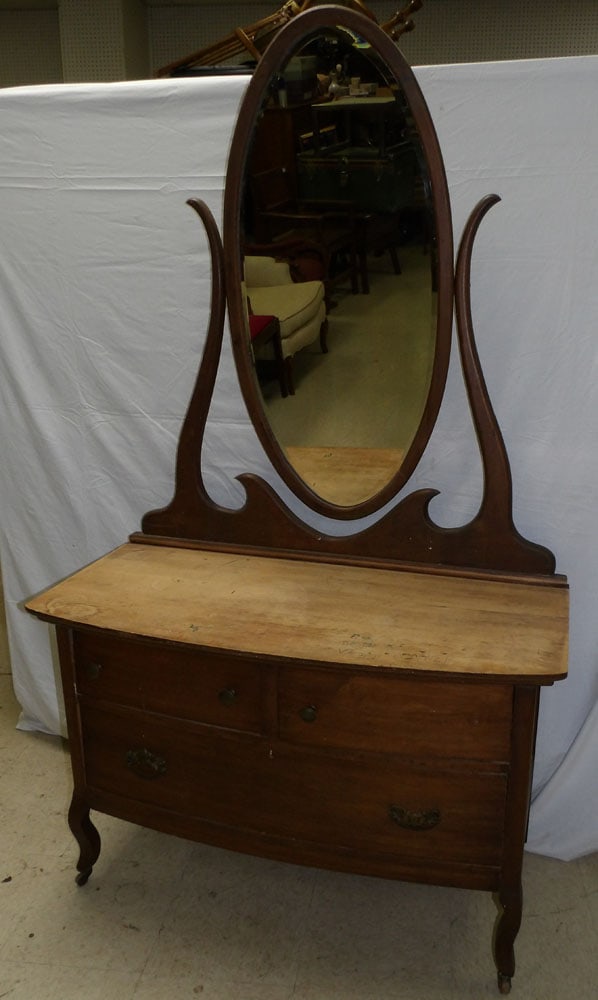 Antique Walnut Vanity (1 of 6)