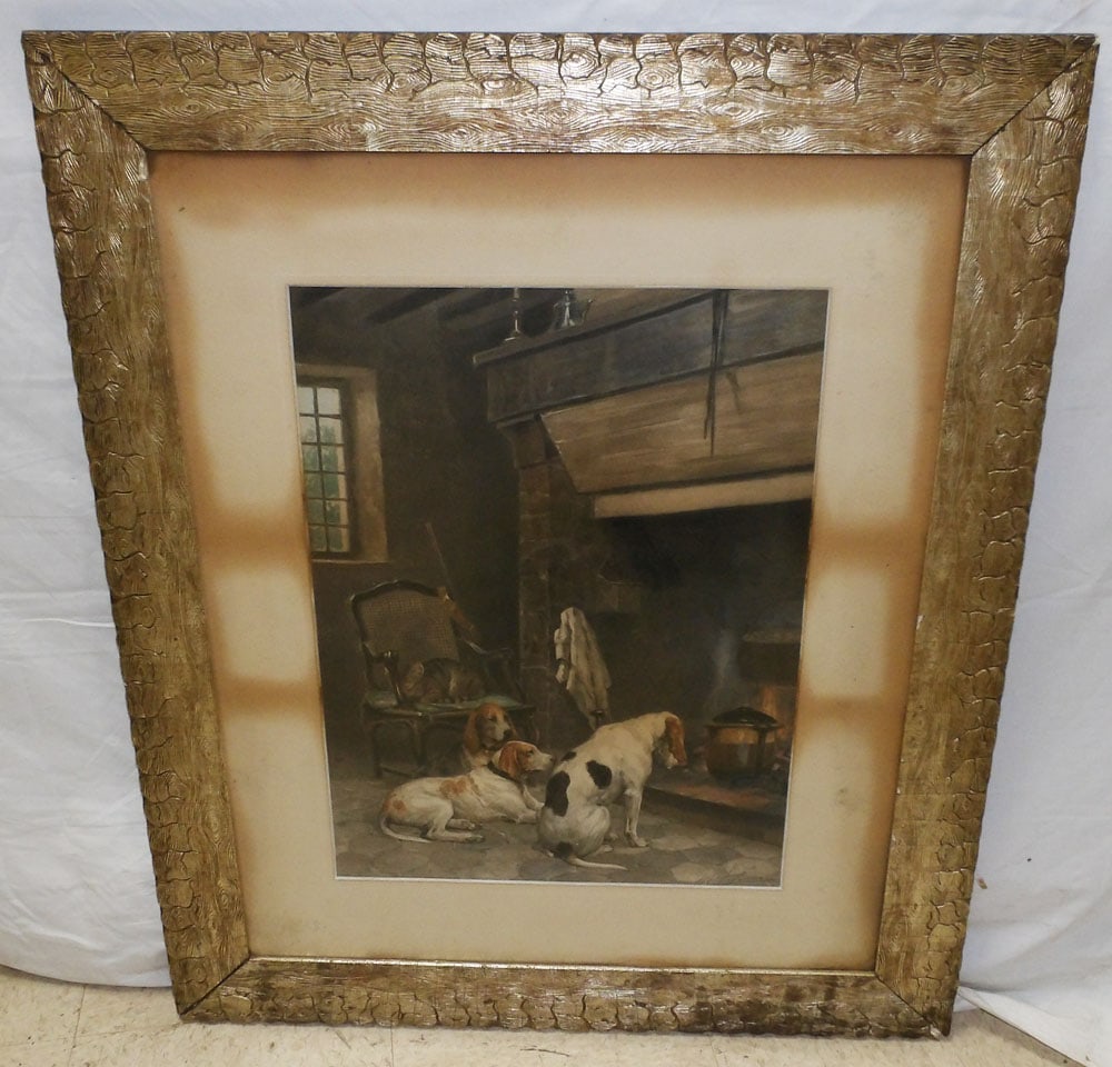 Framed Print: Framed Print. 29 3/4" x 35 3/4" "ALL DESCRIPTIONS AND ANY CONDITION STATEMENT GIVEN BY LANGSTON AUCTION GALLERY ARE STRICTLY OPINIONS AND LANGSTON'S SHALL HAVE NO RESPONSIBILITY FOR ERRORS OR OMISSION