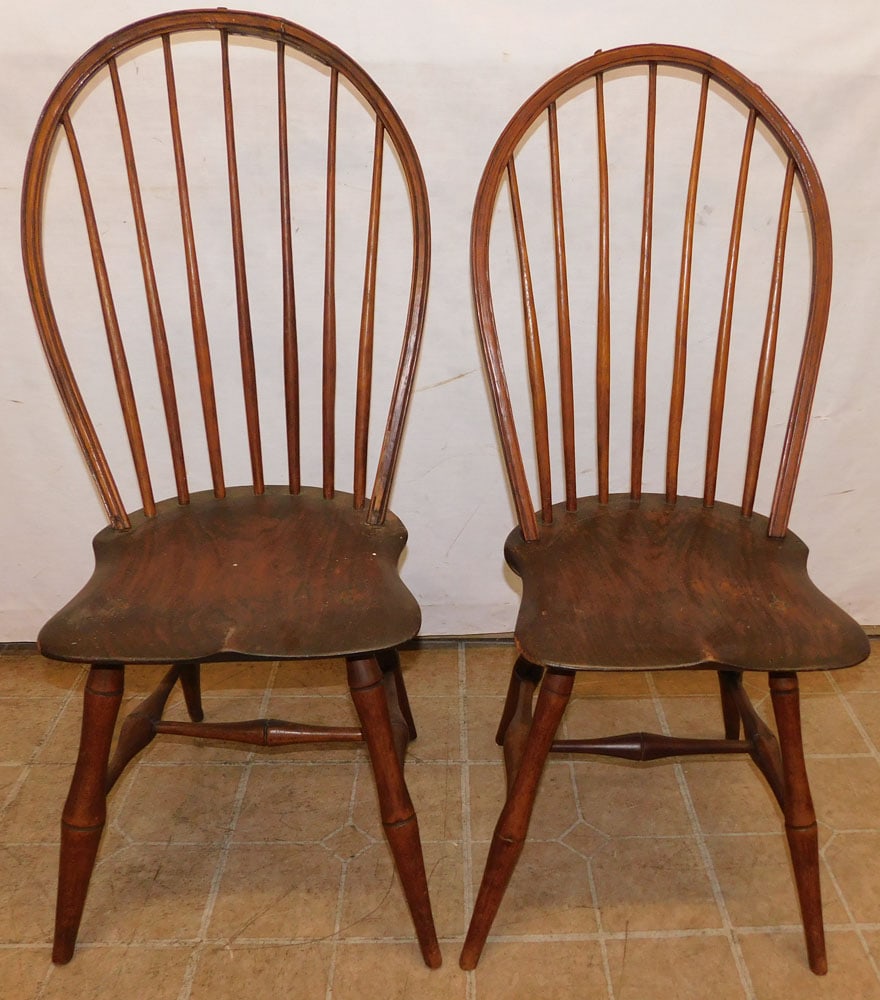 Pair of 19th Century Windsor Side Chairs (1 of 7)
