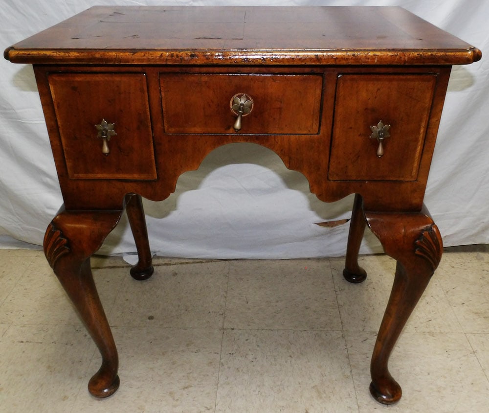 19th Century Walnut 3 Drawer Work Stand (1 of 5)