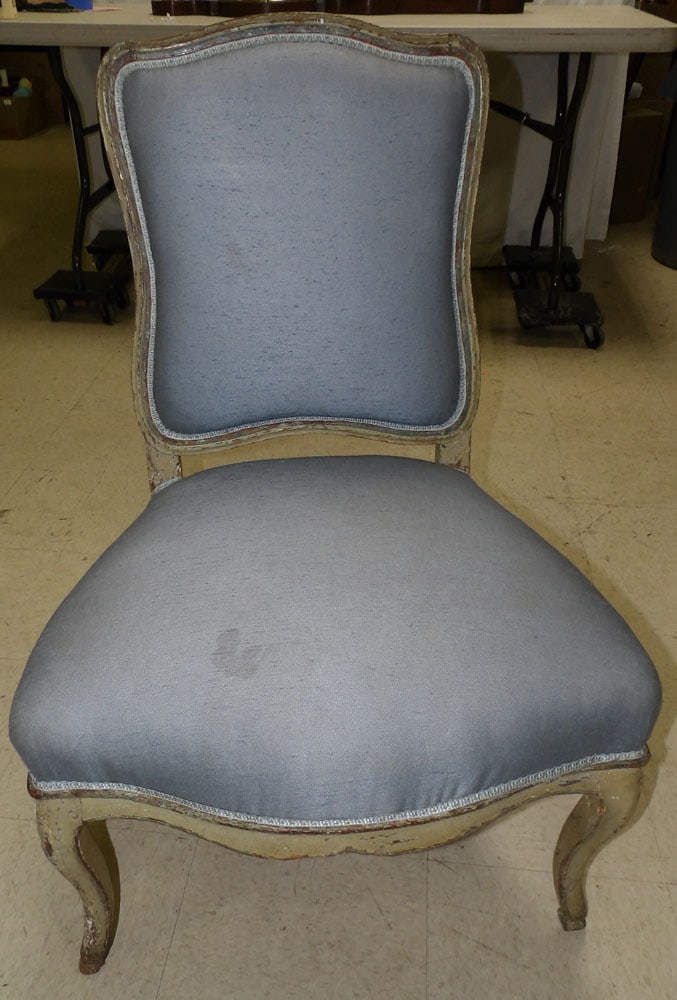 19th Century Painted French Side Chair (1 of 4)